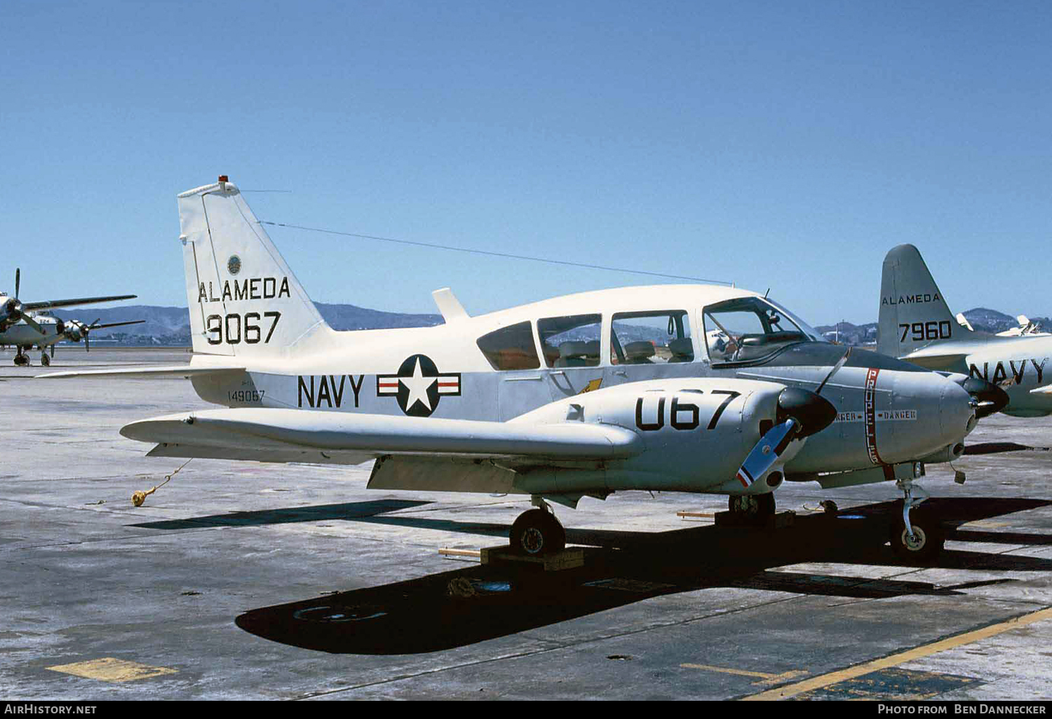 Aircraft Photo of 149067 / 9067 | Piper U-11A Aztec (UO-1/PA-23-250) | USA - Navy | AirHistory.net #102066