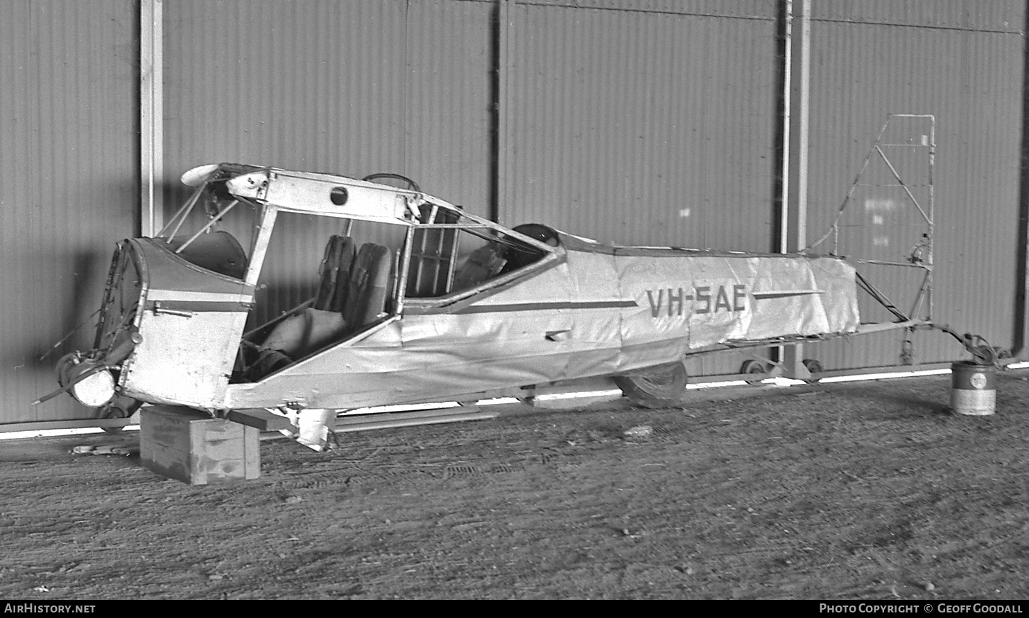 Aircraft Photo of VH-SAE | Auster J-5F Aiglet Trainer | AirHistory.net #102075
