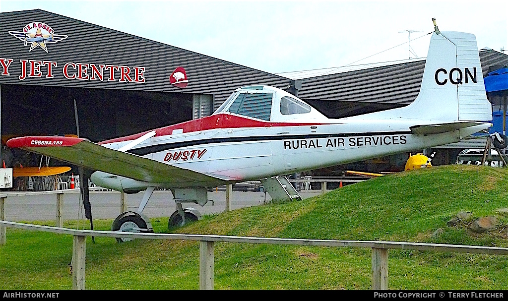 Aircraft Photo of ZK-CQN / CQN | Cessna 188 AgWagon 230 | AirHistory.net #102080