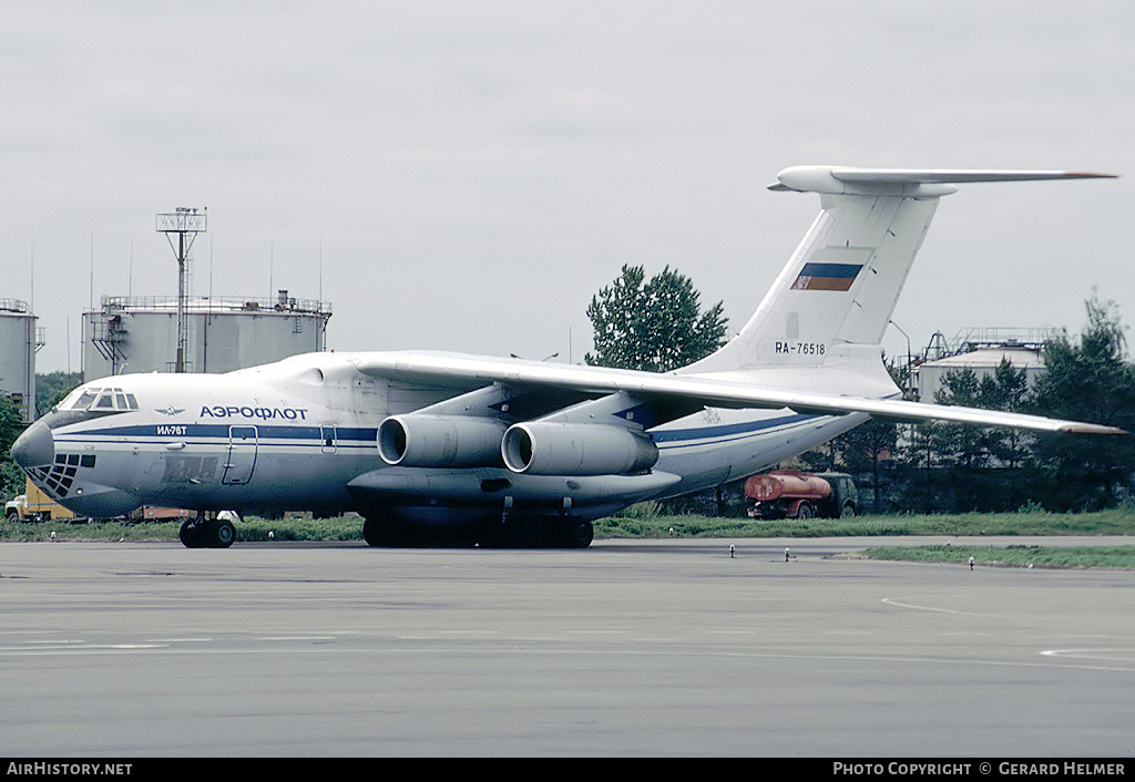 Aircraft Photo of RA-76518 | Ilyushin Il-76T | Aeroflot | AirHistory.net #102093