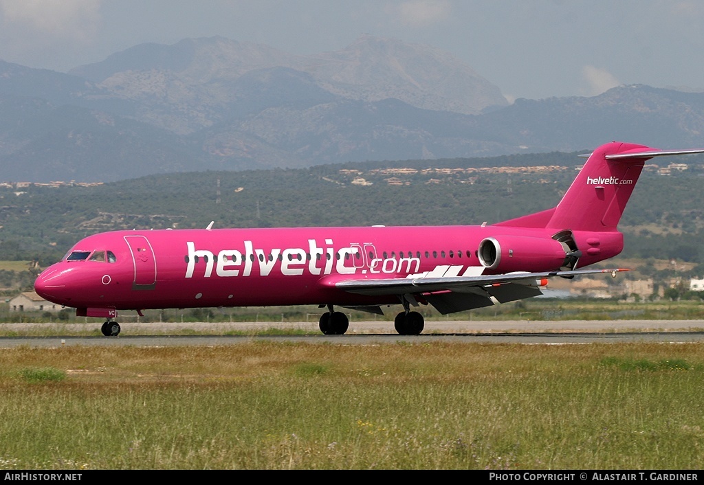 Aircraft Photo of HB-JVC | Fokker 100 (F28-0100) | Helvetic Airways | AirHistory.net #102101
