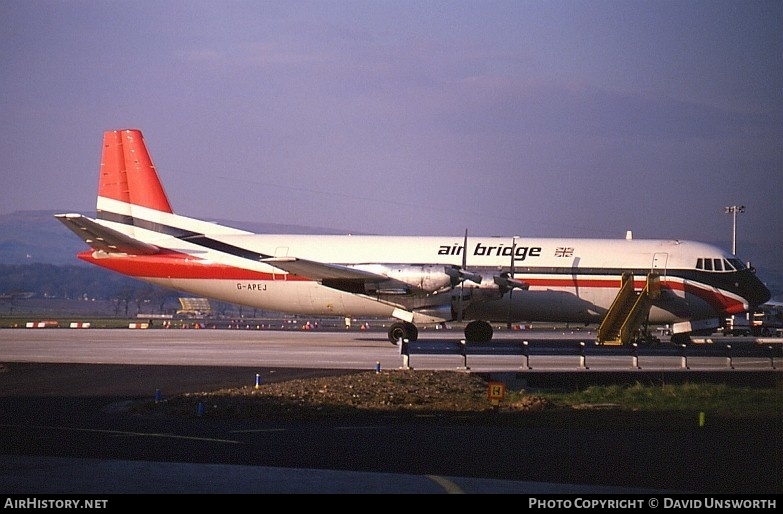 Aircraft Photo of G-APEJ | Vickers 953C Merchantman | Air Bridge | AirHistory.net #102130