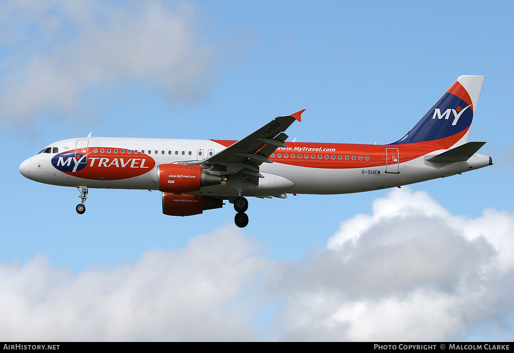 Aircraft Photo of G-SUEW | Airbus A320-214 | MyTravel Airways | AirHistory.net #102132