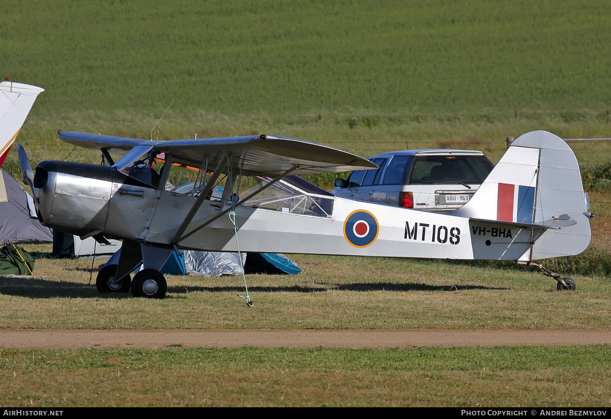 Aircraft Photo of VH-BHA / MT108 | Auster J Auster Mk5 Alpha | UK - Air Force | AirHistory.net #102156