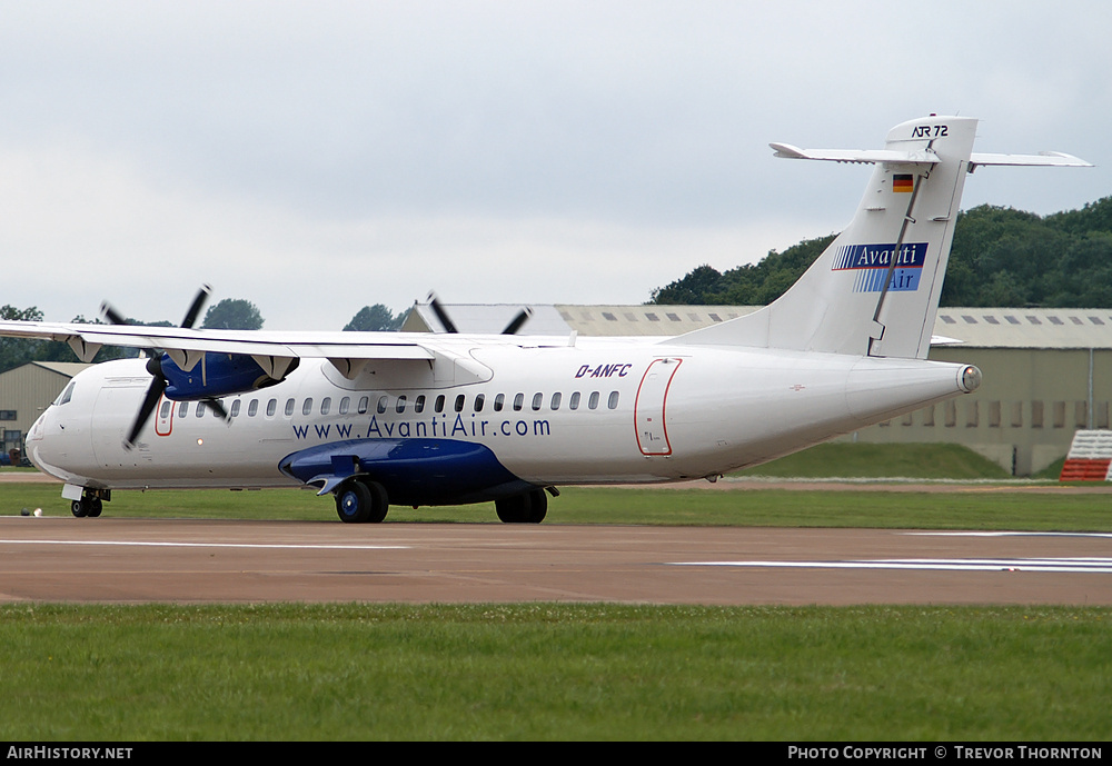 Aircraft Photo of D-ANFC | ATR ATR-72-202 | Avanti Air | AirHistory.net #102169