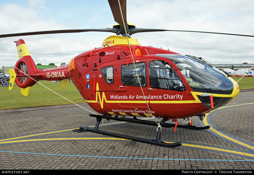Aircraft Photo of G-OMAA | Eurocopter EC-135T-2+ | Midlands Air Ambulance | AirHistory.net #102170