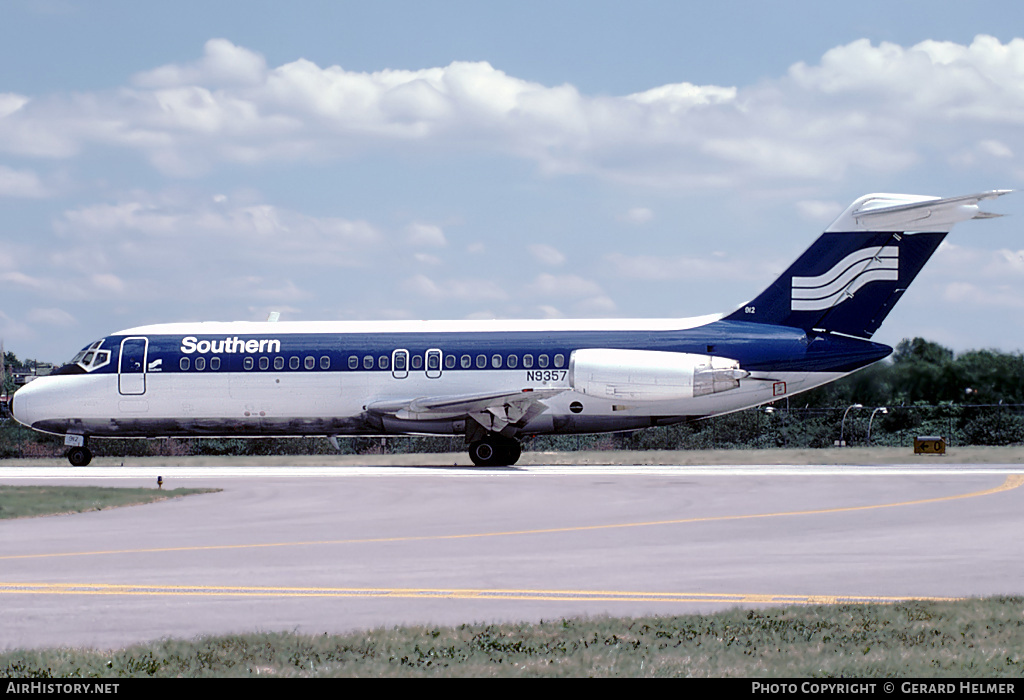 Aircraft Photo of N9357 | McDonnell Douglas DC-9-15RC | Southern Airways | AirHistory.net #102193