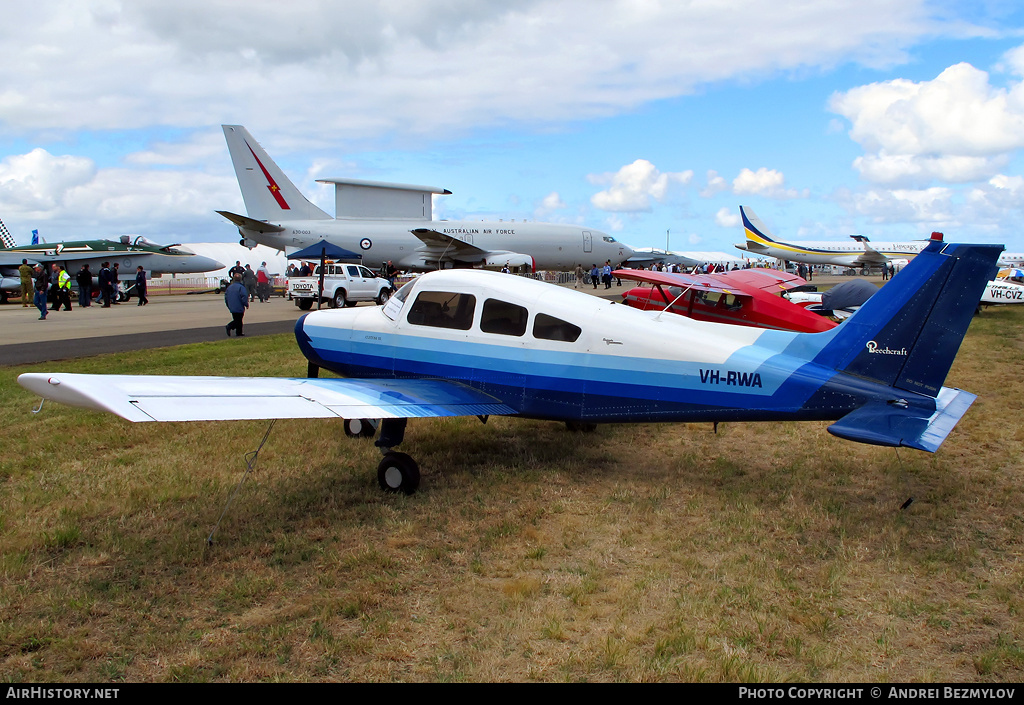 Aircraft Photo of VH-RWA | Beech A23A Musketeer Custom III | AirHistory.net #102205