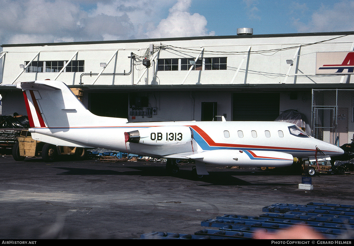 Aircraft Photo of OB-1313 | Gates Learjet 25D | AirHistory.net #102208