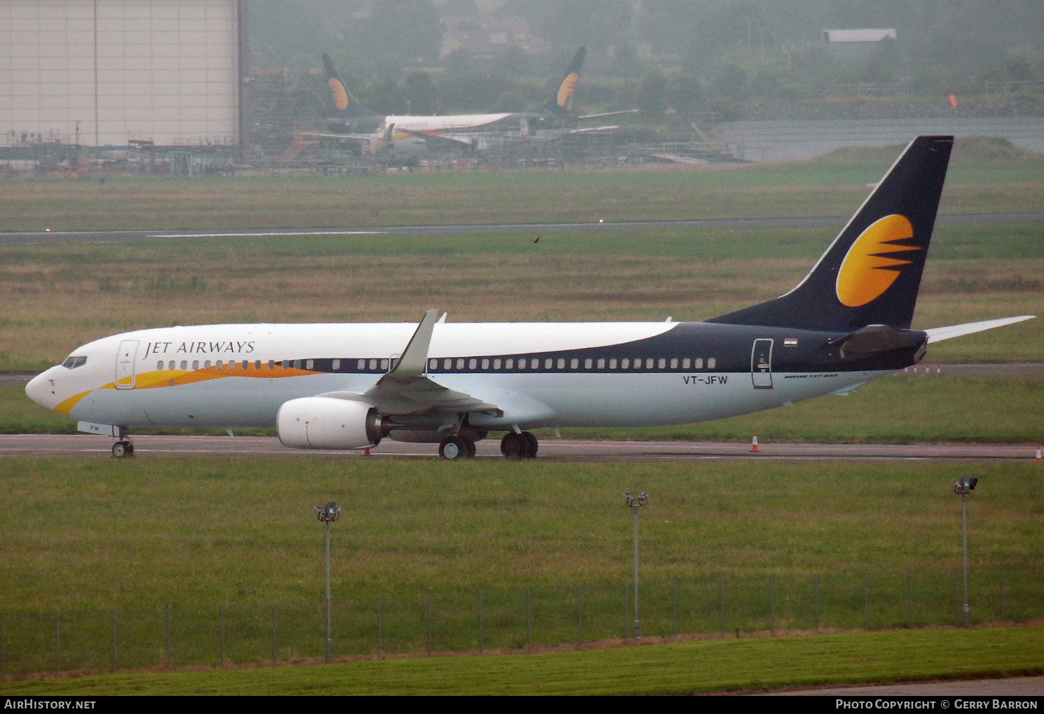 Aircraft Photo of VT-JFW | Boeing 737-85R | Jet Airways | AirHistory.net #102210