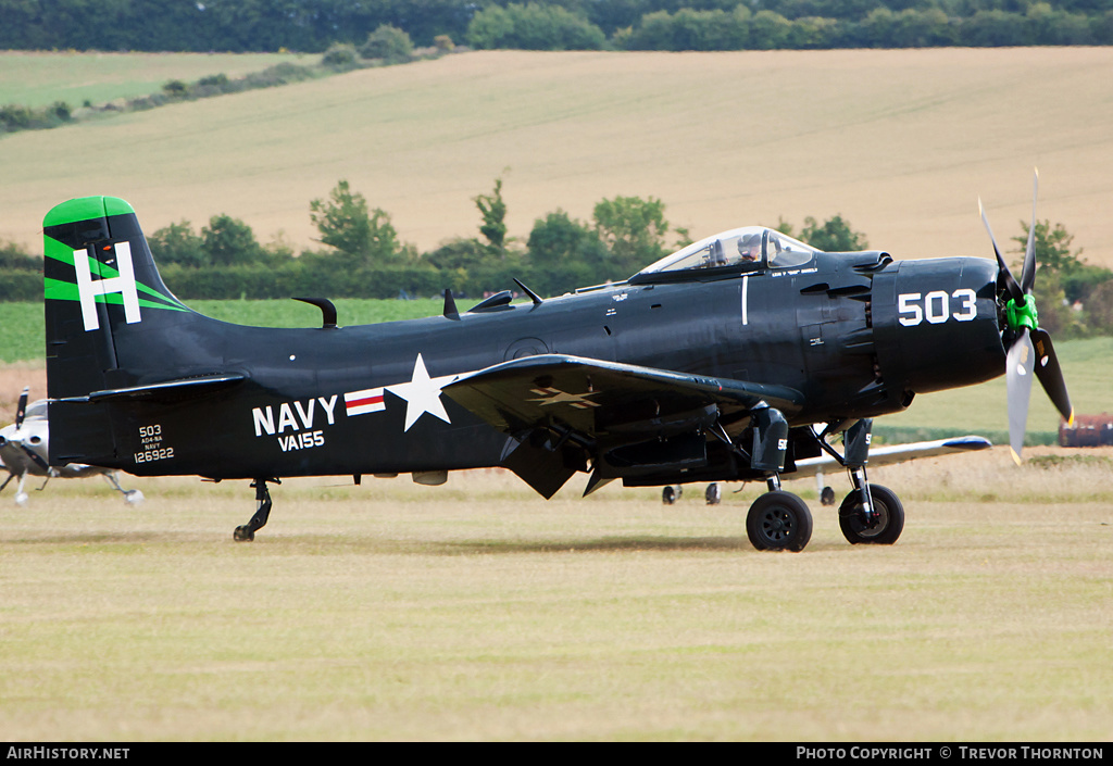 Aircraft Photo of G-RADR / 126922 | Douglas A-1D Skyraider (AD-4NA) | USA - Navy | AirHistory.net #102213