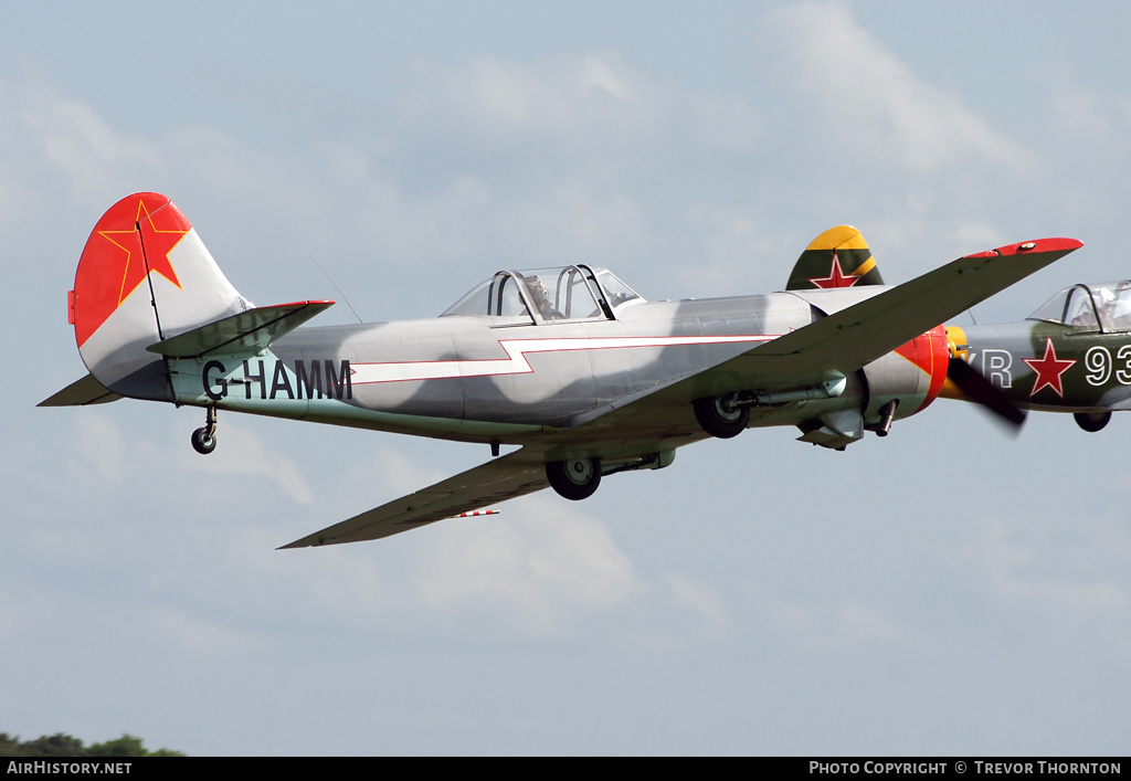 Aircraft Photo of G-HAMM | Yakovlev Yak-50 | AirHistory.net #102214