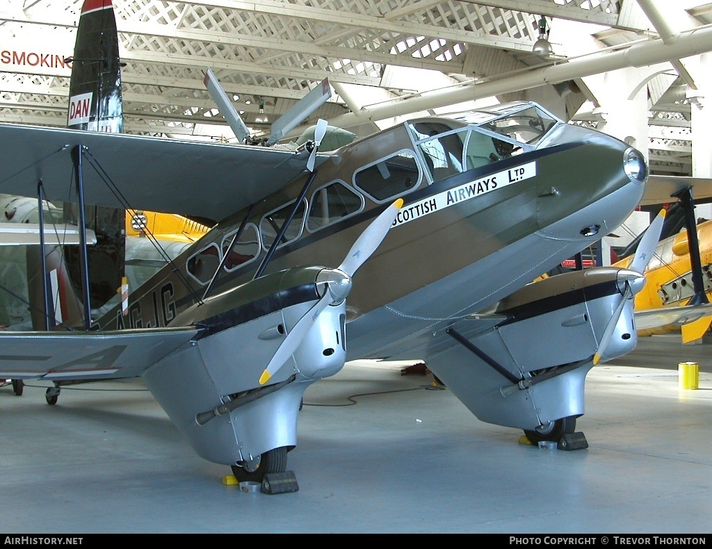 Aircraft Photo of G-AGJG | De Havilland D.H. 89A Dragon Rapide | Scottish Airways | AirHistory.net #102237