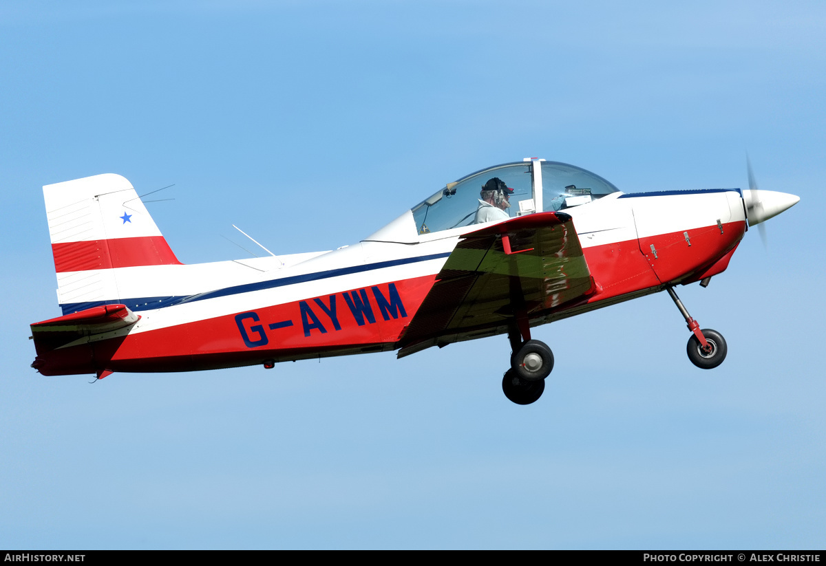 Aircraft Photo of G-AYWM | Glos-Airtourer Super 150 | AirHistory.net #102260