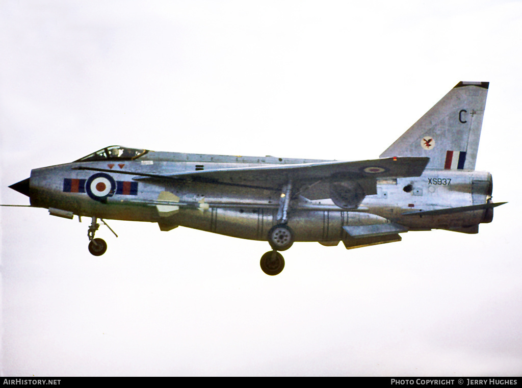 Aircraft Photo of XS937 | English Electric Lightning F6 | UK - Air Force | AirHistory.net #102269