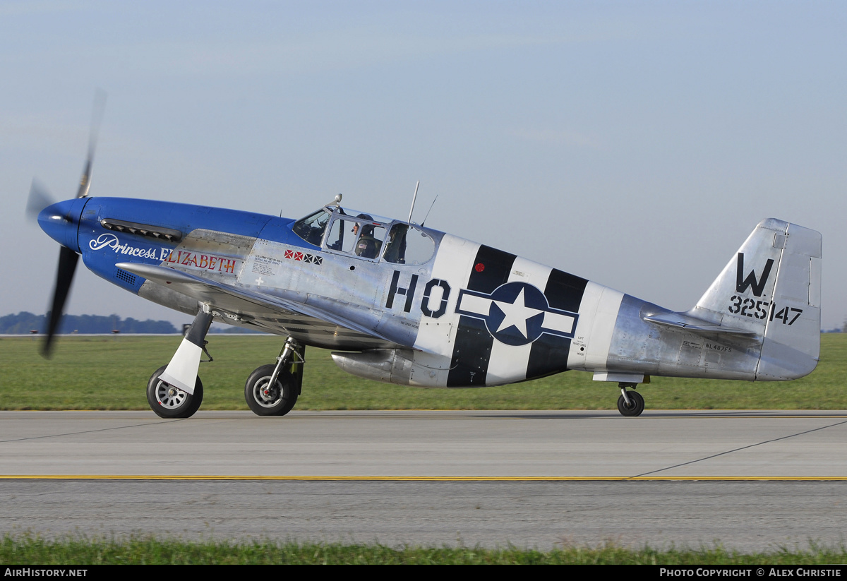 Aircraft Photo of N487FS / NL487FS / 325147 | North American P-51C Mustang | USA - Air Force | AirHistory.net #102283