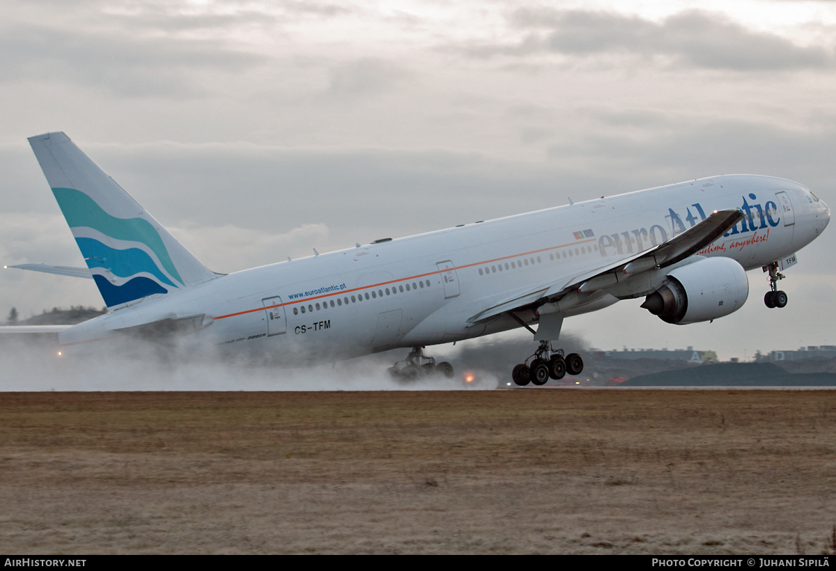 Aircraft Photo of CS-TFM | Boeing 777-212/ER | Euro Atlantic Airways | AirHistory.net #102306