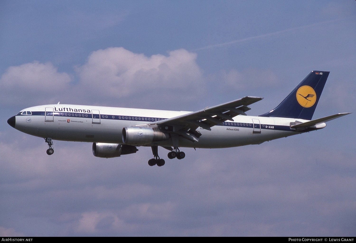 Aircraft Photo of D-AIAB | Airbus A300B2-1C | Lufthansa | AirHistory.net #102405