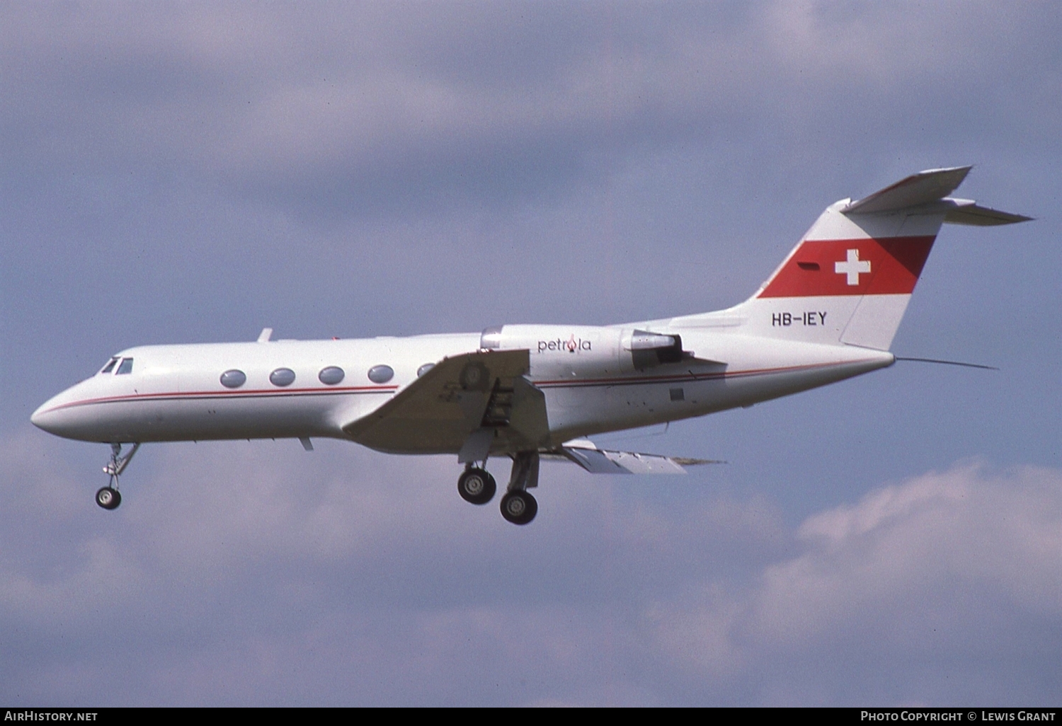 Aircraft Photo of HB-IEY | Grumman American G-1159 Gulfstream II | Petrola | AirHistory.net #102437