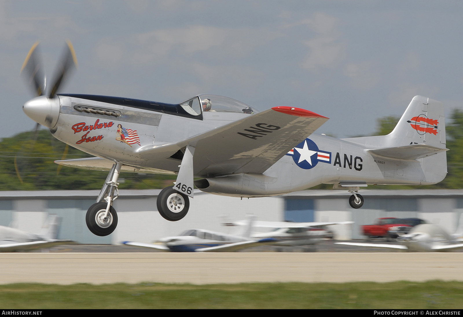 Aircraft Photo of N10607 / NL10607 / 474466 | North American P-51D Mustang | USA - Air Force | AirHistory.net #102446