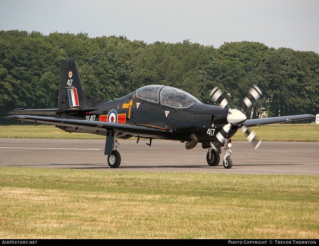 Aircraft Photo of ZF417 | Short S-312 Tucano T1 | UK - Air Force | AirHistory.net #102451