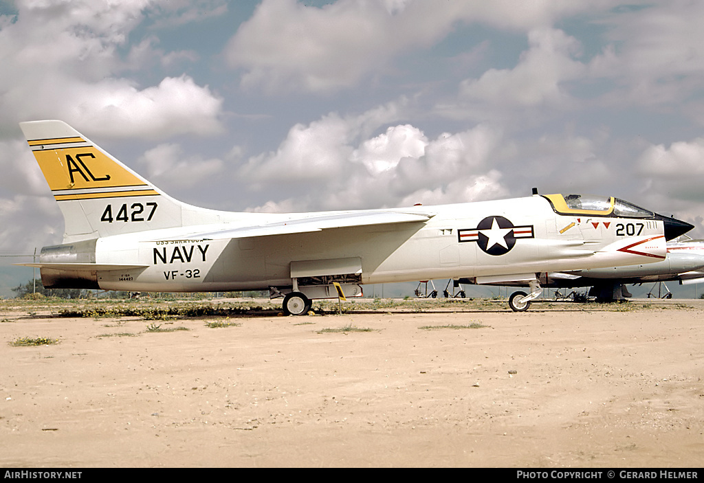 Aircraft Photo of 144427 | Vought DF-8F Crusader | USA - Navy | AirHistory.net #102454