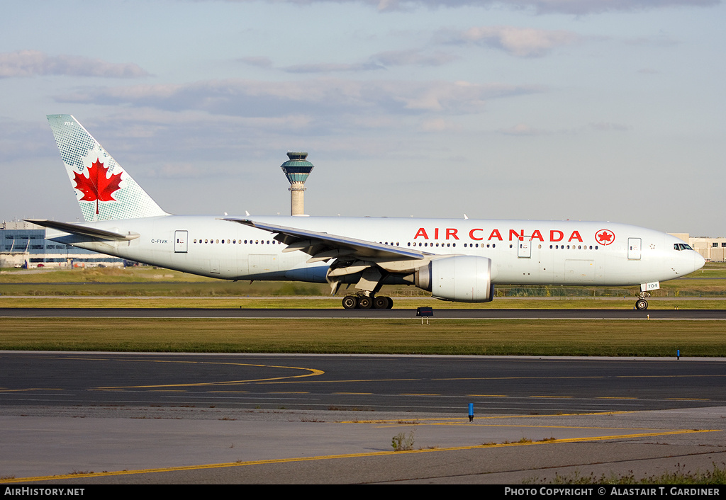 Aircraft Photo of C-FIVK | Boeing 777-233/LR | Air Canada | AirHistory.net #102461