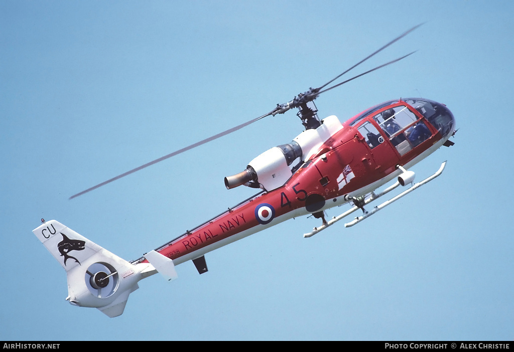 Aircraft Photo of XZ938 | Aerospatiale SA-341C Gazelle HT2 | UK - Navy | AirHistory.net #102485