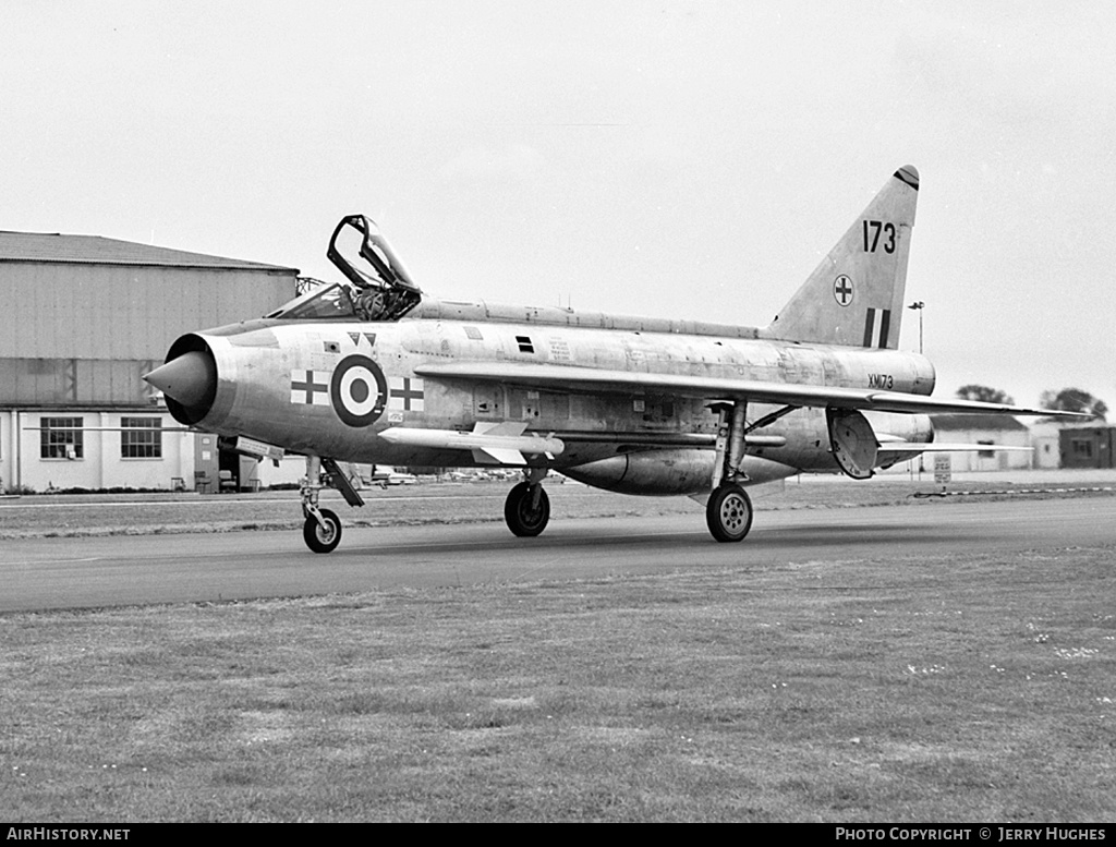 Aircraft Photo of XM173 | English Electric Lightning F1A | UK - Air Force | AirHistory.net #102532