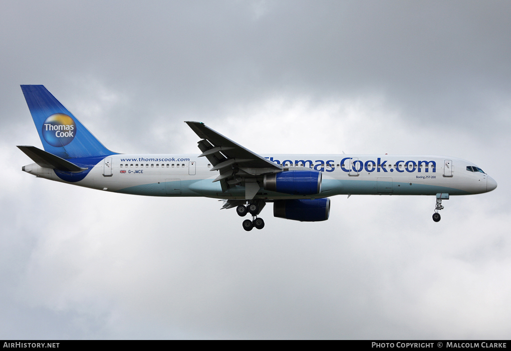 Aircraft Photo of G-JMCE | Boeing 757-25F | Thomas Cook Airlines | AirHistory.net #102549