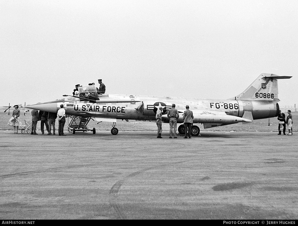 Aircraft Photo of 56-886 / 60886 | Lockheed F-104C Starfighter | USA - Air Force | AirHistory.net #102561