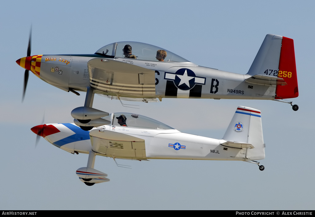Aircraft Photo of N849RS / 472258 | Van's RV-8 | AirHistory.net #102603