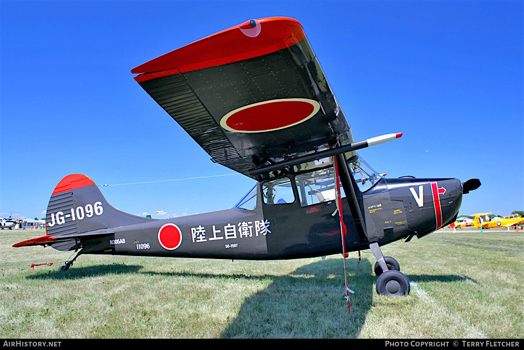 Aircraft Photo of N305AB / JG-1096 | Cessna O-1A Bird Dog (305A/L-19A) | Japan - Air Force | AirHistory.net #102618