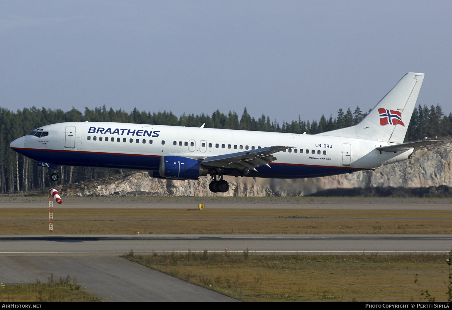 Aircraft Photo of LN-BRQ | Boeing 737-405 | Braathens | AirHistory.net #102620