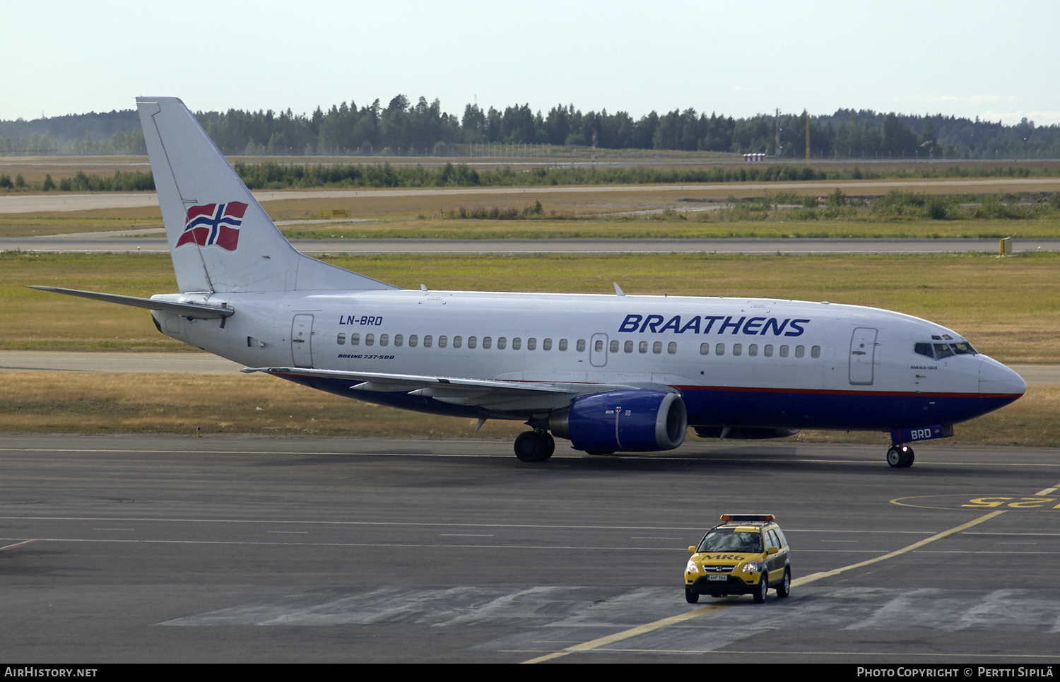 Aircraft Photo of LN-BRD | Boeing 737-505 | Braathens | AirHistory.net #102622