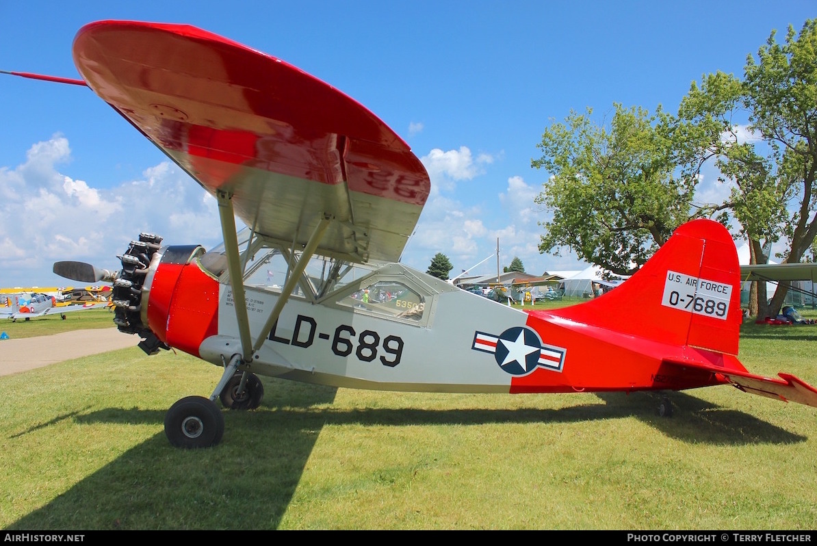 Aircraft Photo of N52777 / 0-7689 | Stinson L-5 Sentinel | USA - Air Force | AirHistory.net #102626