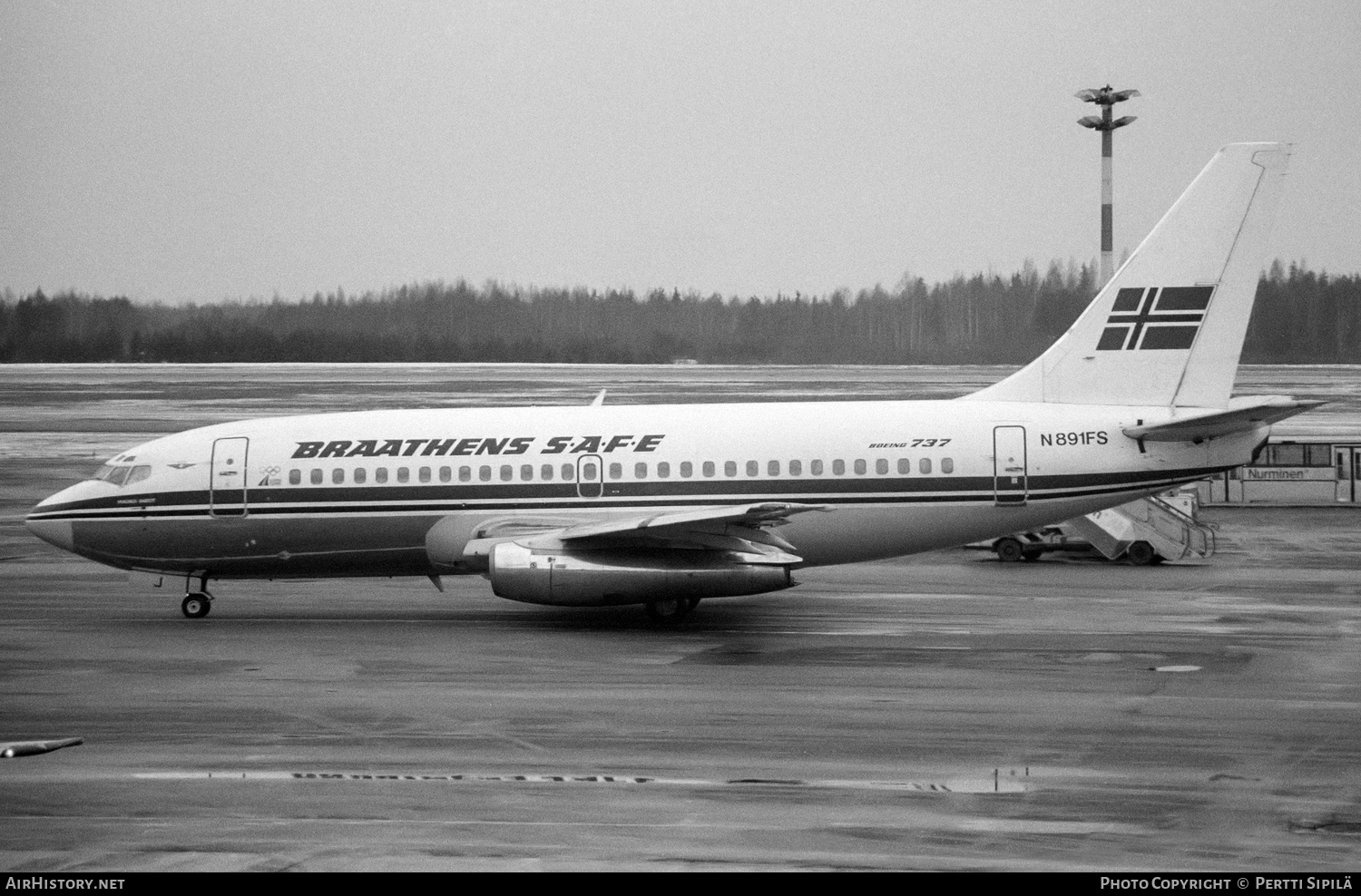 Aircraft Photo of N891FS | Boeing 737-205/Adv | Braathens SAFE | AirHistory.net #102642