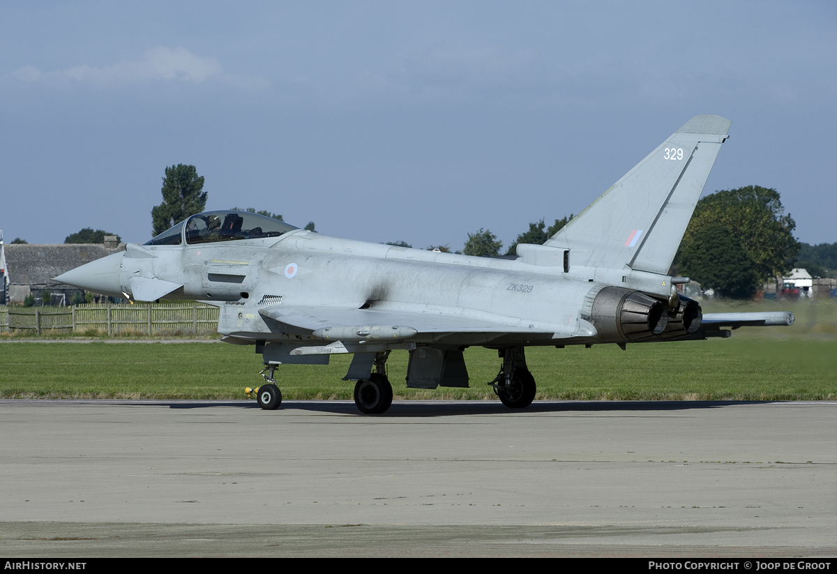 Aircraft Photo of ZK329 | Eurofighter EF-2000 Typhoon FGR4 | UK - Air Force | AirHistory.net #102645