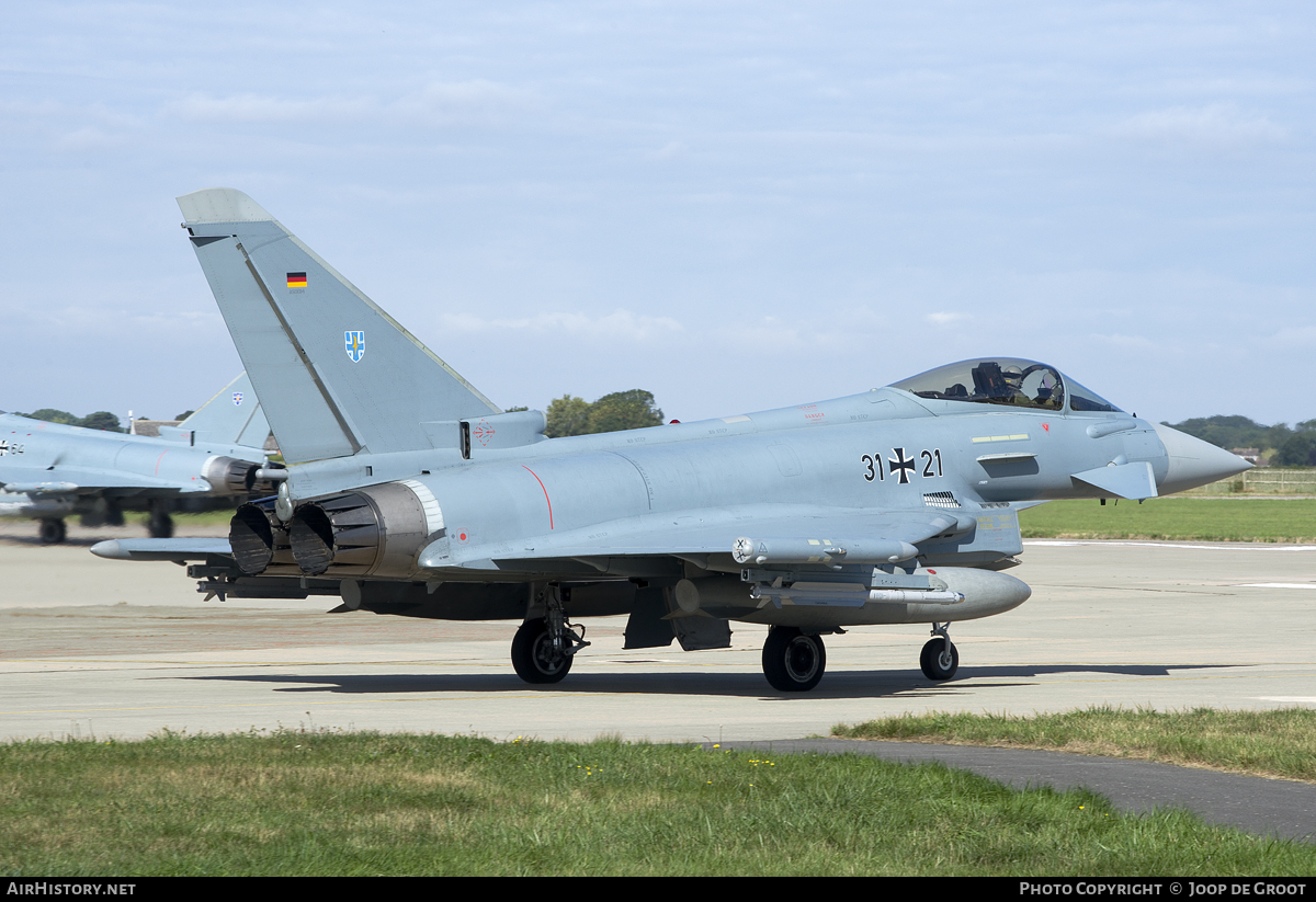 Aircraft Photo of 3121 | Eurofighter EF-2000 Typhoon S | Germany - Air Force | AirHistory.net #102654