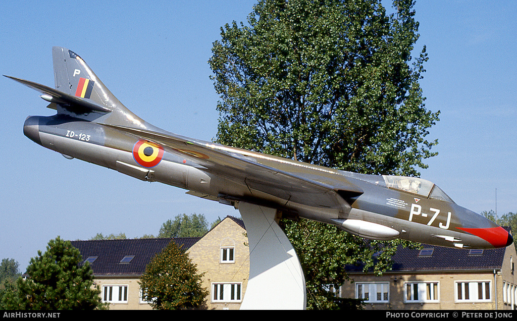 Aircraft Photo of ID123 | Hawker Hunter F4 | Belgium - Air Force | AirHistory.net #102663