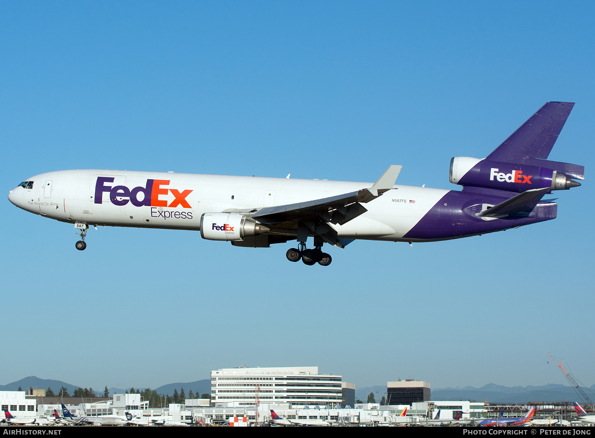 Aircraft Photo of N587FE | McDonnell Douglas MD-11/F | FedEx Express - Federal Express | AirHistory.net #102675