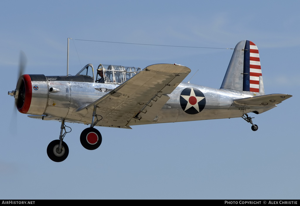 Aircraft Photo of N52411 | Vultee BT-13A Valiant | Commemorative Air Force | USA - Army | AirHistory.net #102692