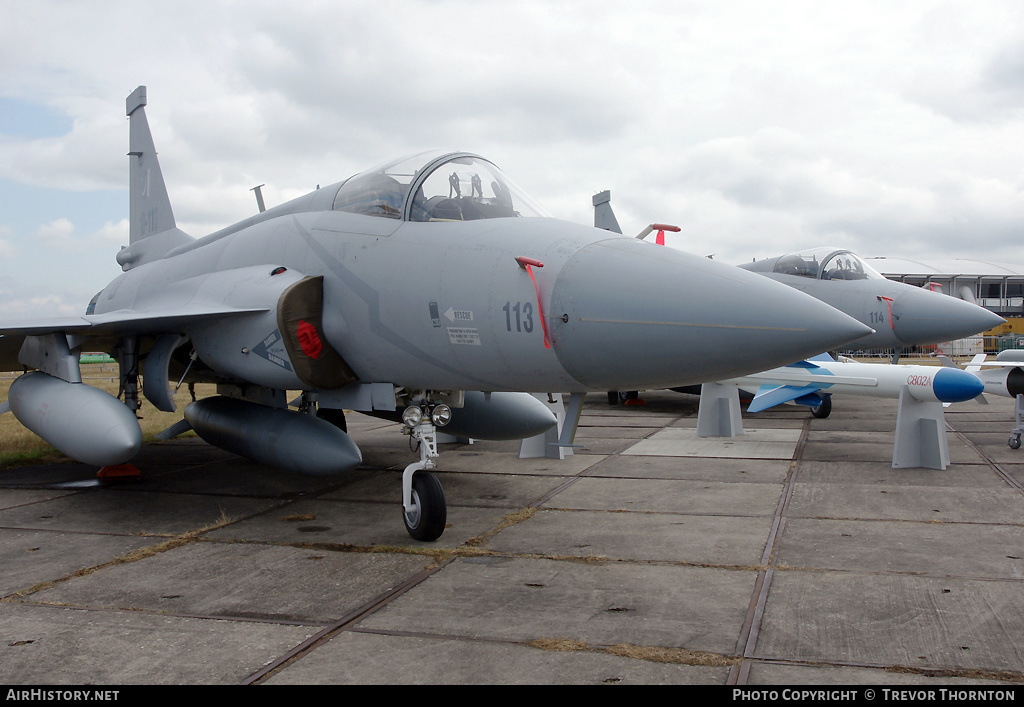 Aircraft Photo of 10-113 | Chengdu-Pakistan JF-17A Thunder | Pakistan - Air Force | AirHistory.net #102703