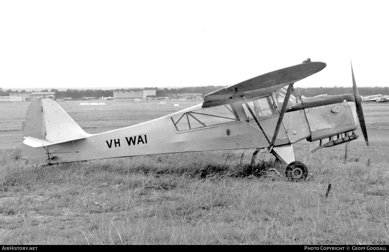 Aircraft Photo of VH-WAI | Taylorcraft E Auster Mk3 | AirHistory.net #102704