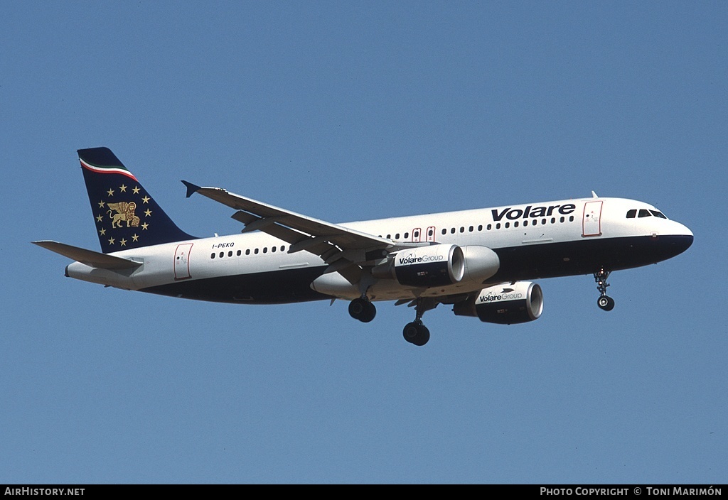 Aircraft Photo of I-PEKQ | Airbus A320-214 | Volare Airlines | AirHistory.net #102734