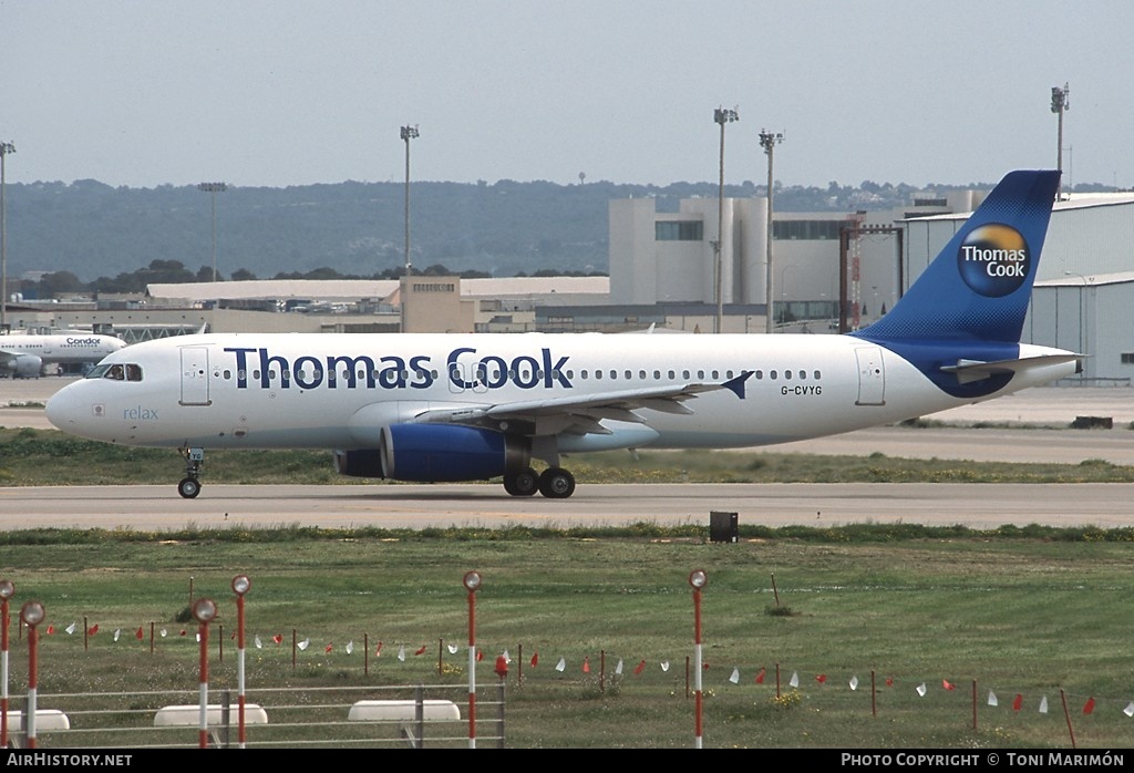 Aircraft Photo of G-CVYG | Airbus A320-231 | Thomas Cook Airlines | AirHistory.net #102736