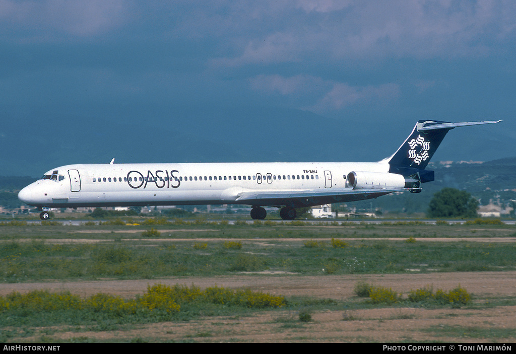 Aircraft Photo of VR-BMJ | McDonnell Douglas MD-83 (DC-9-83) | Oasis International Airlines | AirHistory.net #102739