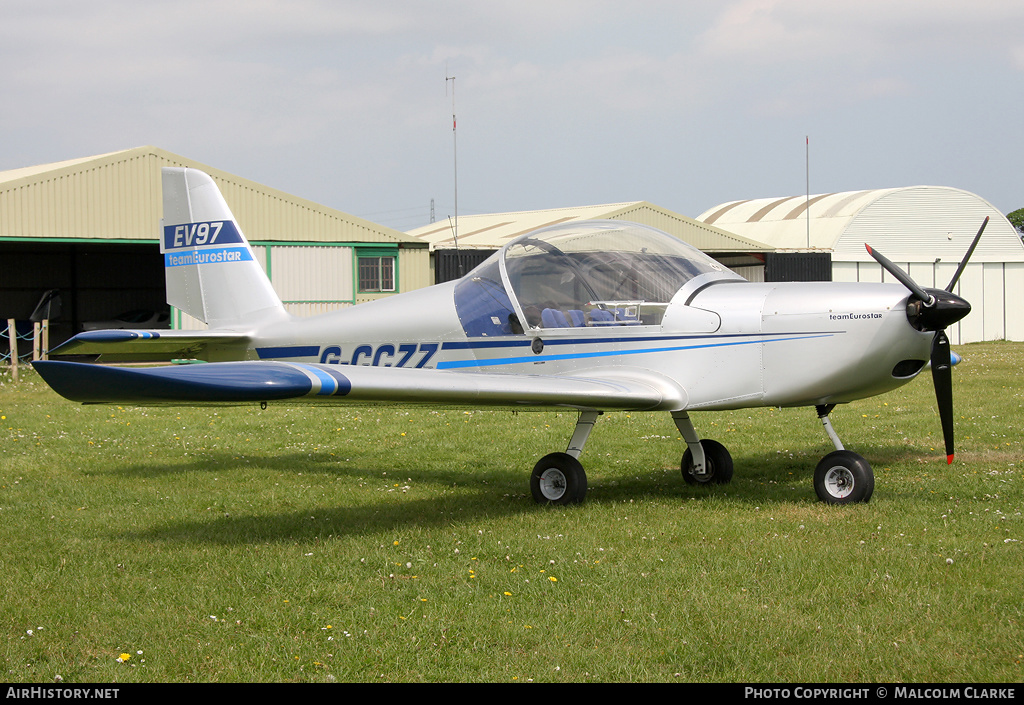 Aircraft Photo of G-CCZZ | Evektor-Aerotechnik EV-97 Eurostar | AirHistory.net #102751