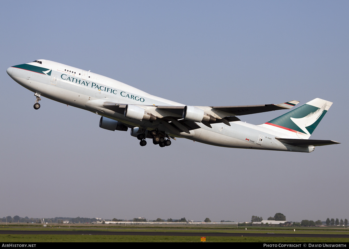 Aircraft Photo of B-KAH | Boeing 747-412(BCF) | Cathay Pacific Airways Cargo | AirHistory.net #102764