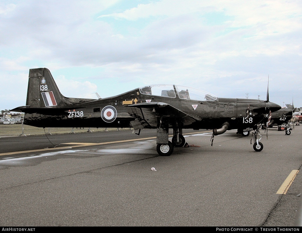Aircraft Photo of ZF138 | Short S-312 Tucano T1 | UK - Air Force | AirHistory.net #102793